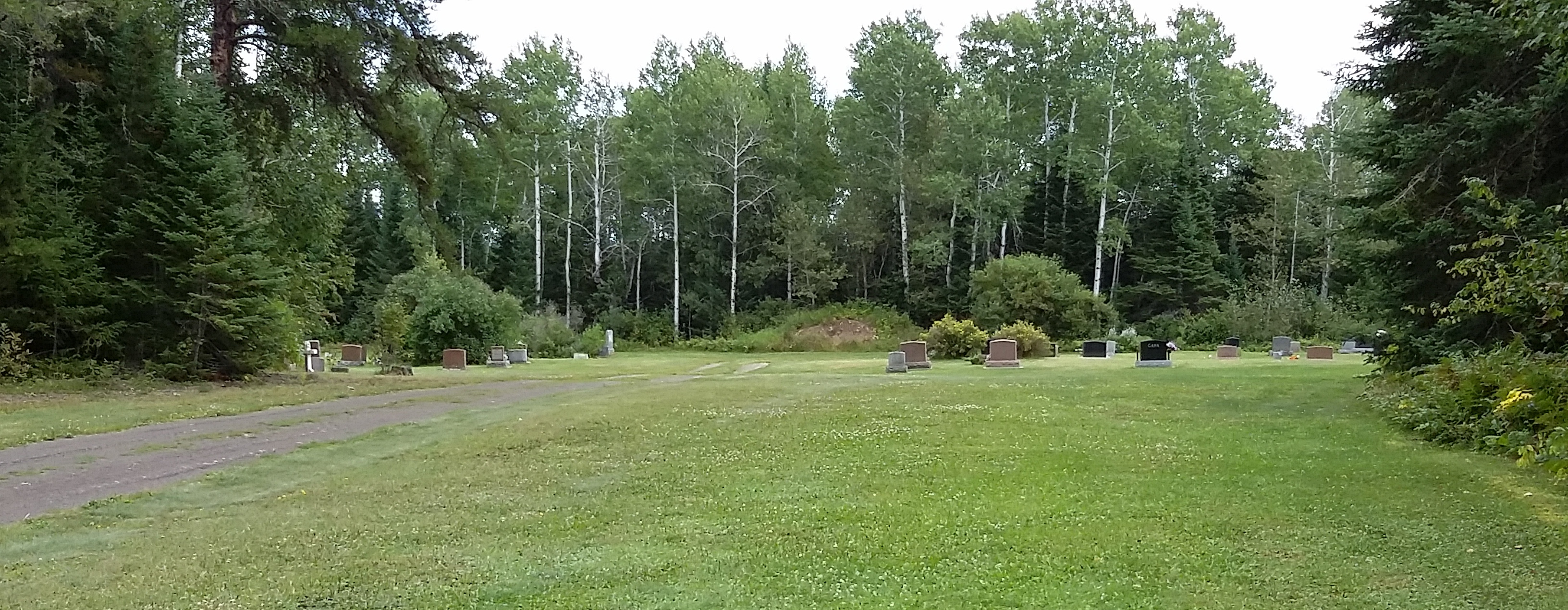 Photograph of Riverside Cemetery in Gillies Township